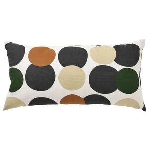 IKEA LIGUSTERFLY Cushion white multicolour/dot pattern30x58 cm (12x23 ") LOT X 2
